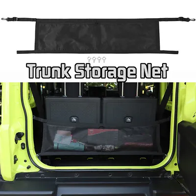 $29.75 • Buy For Suzuki Jimny MY19-ON Rear Boot Trunk Cargo Storage Net Mesh Pocket Organiser