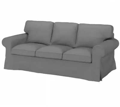 Ikea Ektorp Grey 3 Seat Sofa Cover Remmarn Light Grey 104.723.77 New Sealed • £95