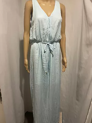 Witchery Size 8 Light Blue Tie Waist Maxi Dress • $29