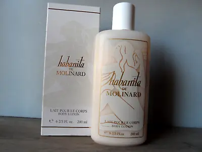 Habanita De Molinard Perfumed Body Lotion 6.7 Oz / 200 Ml Original Boxed • $57