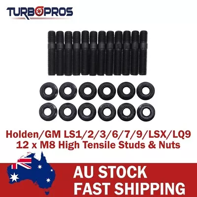 High Tensile Exhaust Manifold Stud Kit For Holden/GM LS1/LS2/LS3/LS6/LS7/LS9 V8 • $60