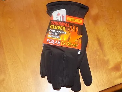Men's Insulated Thermal Utility Gloves M/L Faux Fur Lined Comfort Gloves NEW • $15.95