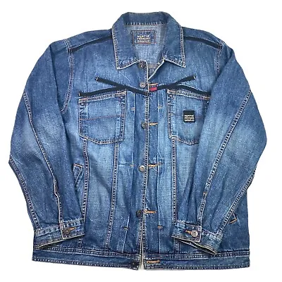 Vintage Marithe & Francois Girbaud Blue 1990s Denim Jacket Men's Size XL • $64.95