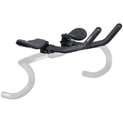 Vision Metron 4D Clip On Aero Bar - 270mm Flat M.A.S. J-Bend Black • $303.19