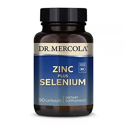 Dr. Mercola Zinc Plus Selenium Dietary Supplement 90 Servings  Assorted Sizes  • $13.89