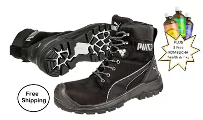 $237.49 • Buy Work Boots PUMA Conquest Zip-sider Waterproof Membrane +PLUS Bonus Kombucha FREE