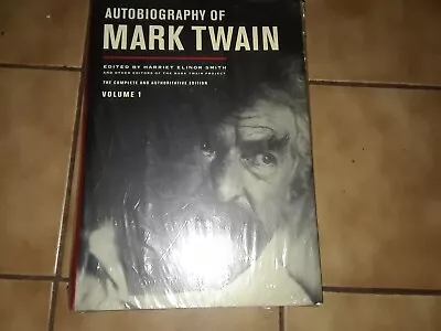 Autobiography Of Mark Twain Vol 1 By Mark Twain And Harriet Elinor Smith SEALED • $20