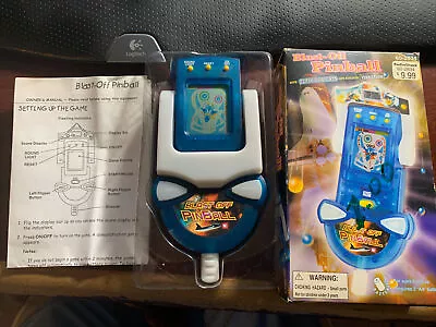 RadioShack Blast Off Pinball Electronic Handheld Travel Game NEW IN PACKAGE VTG • $29.95