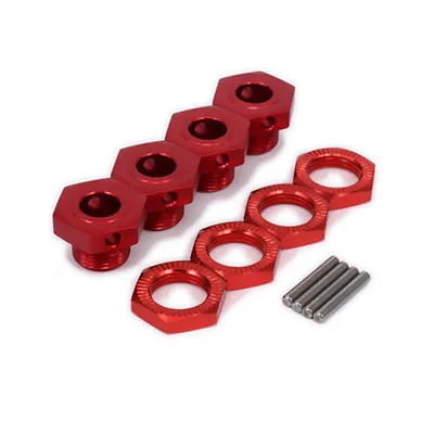1/8 Scale RC Buggy 17mm Red Alloy Wheel Hubs For Kyosho Inferno Mp9 Hpi Vorza  • $14.90