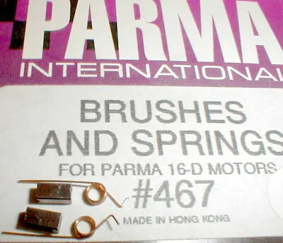 16D Special Motor Brushes & Springs By Parma 1960s Vintage # 467 NOS • $29.04