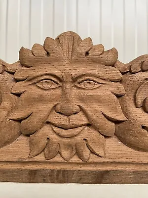 A Beautiful Carved Pediment In Wood • $125