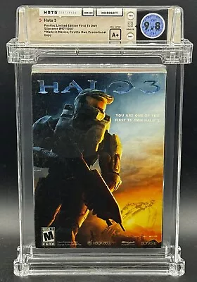 Halo 3 Pontiac First To Own Slipcover DNSB Xbox 360 Sealed New WATA 9.8 A+ • $29499.99