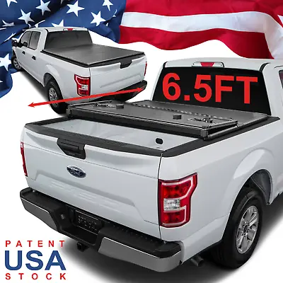 FRP Hard Tri-Fold Bed Tonneau Cover For 2015-2024 Ford F150 6.5FT 78.9  • $439