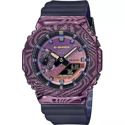 CASIO G-SHOCK GM-2100MWG-1AJR Purple Milky Way Metal Case Men's Watch NEW In Box • $257.85