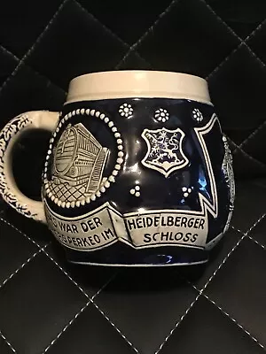 Heidelberger Schloss Das War Der Zwerg Perkeo Im 0.5 Liter German Beer Mug Stein • £9.63