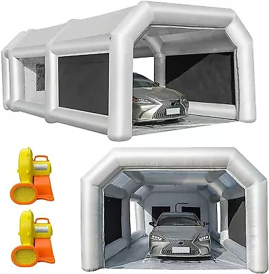 28x15x10FT Inflatable Spray Booth Paint Tent Mobile Portable Car Workstation • $999