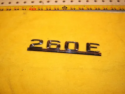 Mercedes W124 Sedan 260E Rear Deck Hatch 260E Plastic Genuine OEM 1 Emblem • $39.50