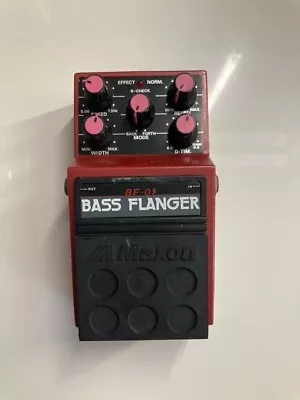 Maxon Bass Flanger BF-01 Effect Pedal • $95