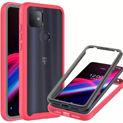 For TCL T-Mobile Revvl 4 Plus 4+ Case Full Body Slim Military Clear Phone Cover • $7.19