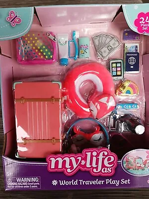 My Life As World Traveler Play Set For 18” Dolls • $14.99