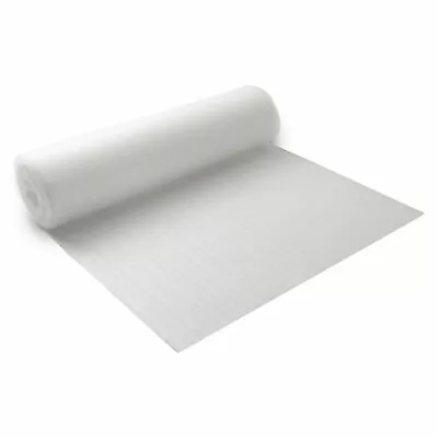 15m² - 2mm Comfort Acoustic White Foam Wood & Laminate Flooring Underlay Roll • £21.99