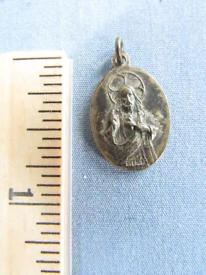 Vintage Sterling Silver Religious Medal • $19.99