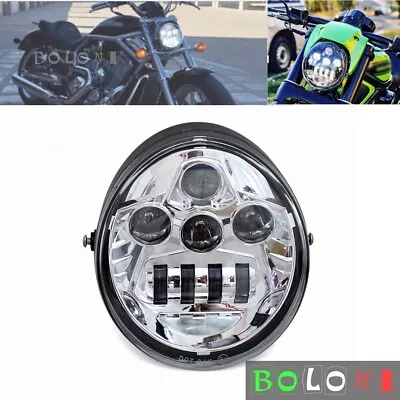 DOT Motorcycle LED Headlight For Harley V-Rod Muscle Street Rod VRSCA VRSC VRSCF • $115.99