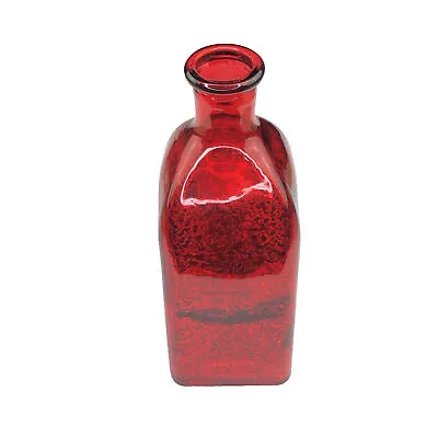 Ashland Red Mercury Glass Bud Vase Christmas Noel 8.5”x 3” Decor • $14.79