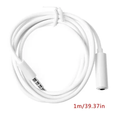 3.5mm AUX Stereo Audio Extension Cable For Iphone  Smart Phone Earphone • £3.12