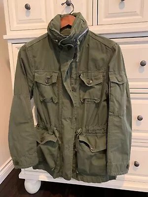 J. Crew Fatigue Green Utility Jacket Women Size XS • $45