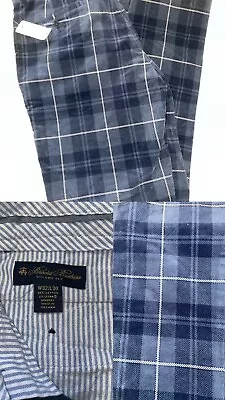 Brooks Brothers Corduroy Pants Men’s Size 32x30 Tartan Plaid Pattern Dress Pants • $71.75