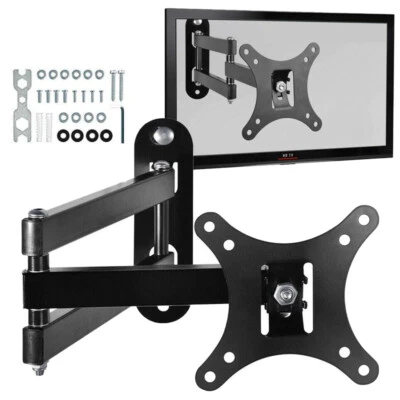 $18.89 • Buy NEW Tilt Swivel TV Wall Mount Bracket LCD LED Monitor 14,21,22,27, VESA 100 AU