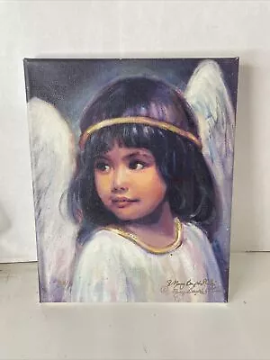 Mary Baxter St. Clair ''Angel Face”SIGNED Print? Writing On Back • $138.95