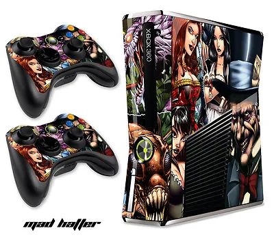 $8.95 • Buy Skin Decal Wrap For Xbox 360 Slim Gaming Console & Controller Xbox360 Slim MAD H