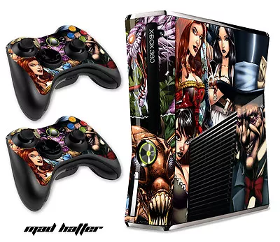 Skin Decal Wrap For Xbox 360 Slim Gaming Console & Controller Xbox360 Slim MAD H • $8.95