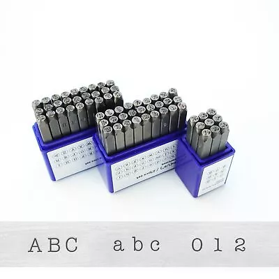 Number Letter Alphabet Metal Stamping Kit Durable Steel Jewelry Stamps LOGO Tool • $82.65