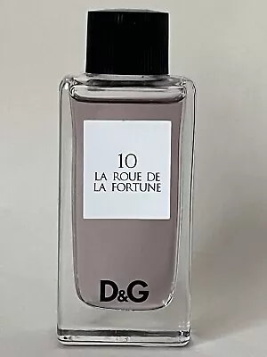 D&G 10 LA ROUE DE LA FORTUNE Perfume 20ml EDT New And Unused Discontinued Men’s • £76