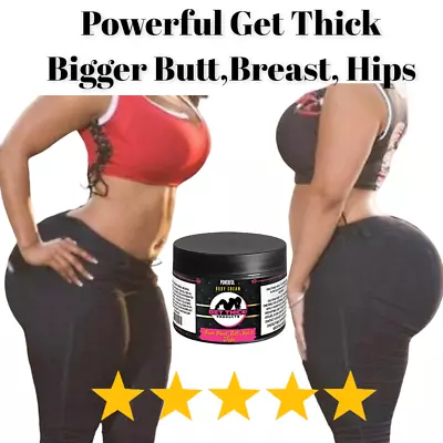 Powerful GET THICK Male Female Unisex CREAM BIGGER BUTT HIPS THIGH Enhancer 4OZ • $21.99