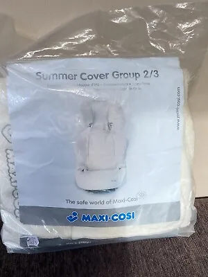 Maxi Cosi Cream Summer Cover - Group 2/3 (rodi High Back Booster seat) New • £21.99