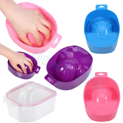 Professional Nail SPA Resistant Soak Off Warm Water Bowl Manicure Soak Bowl • £4.02