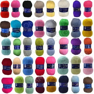 £2.79 • Buy ❤❤ WOOLCRAFT NEW FASHION DK Knitting Yarn Wool - 100g Double Knit Ball ❤❤