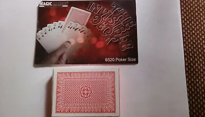 £5 • Buy Invisible Deck - Magic Cards - Poker Size Red Playing Cards