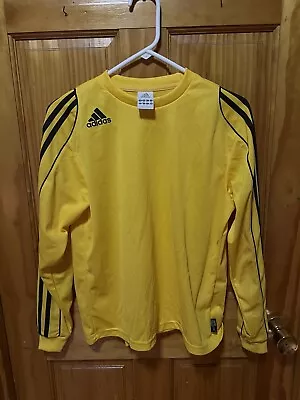 Men’s 2012 Adidas Goalkeeper/LongSleeve Yellow Template Soccer Jersey Size: XS • $9.99