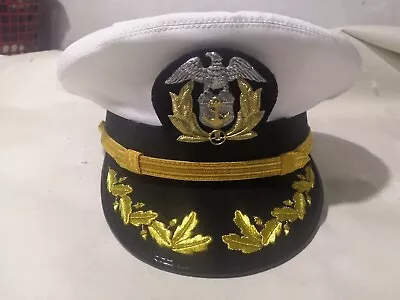 U.s Maritime Service/ Merchant Marine Captain Or Commander Combination Cap • $65