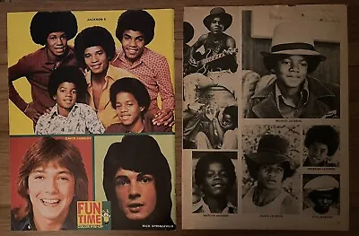 Vintage Michael Jackson Five Jermaine Magazine Clippings Pinup • $13.49