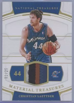 Christian Laettner Jersey 4 Colors 1/25 2021-22 National Treasures Material • $34