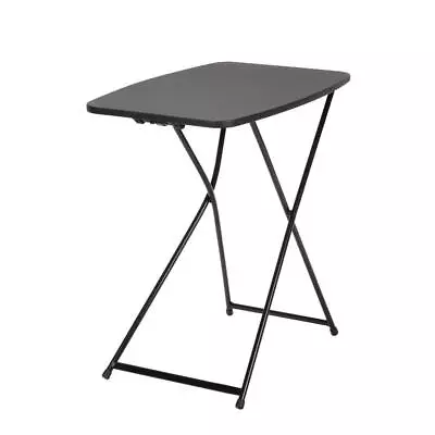 Cosco Folding Utility Table 18  X 26  Plastic Adjustable Height Black (Set Of 2) • $60.42