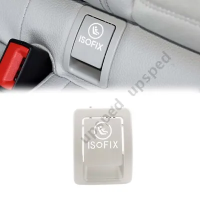 Gray Child Seat Hook Anchor ISOFix Cover For Benz C Class W205 C200 C300 C350 • $14.99