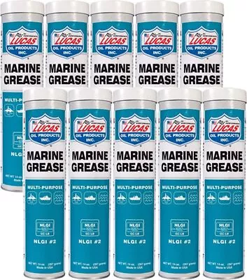 LUCAS Oil Multi-Purpose Marine Grease (14 Oz) - 10 Pack • $140.99