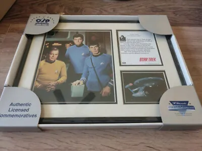 1998 Star Trek Original Series Framed Image Authentic License Commemorative Art • $75